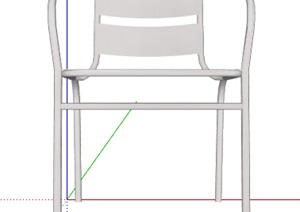 某简约现代座椅设计SU(草图大师)模型