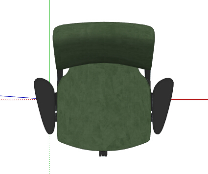 现代风格办公椅座椅素材su模型