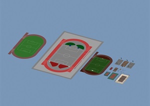 球场设计3d模型