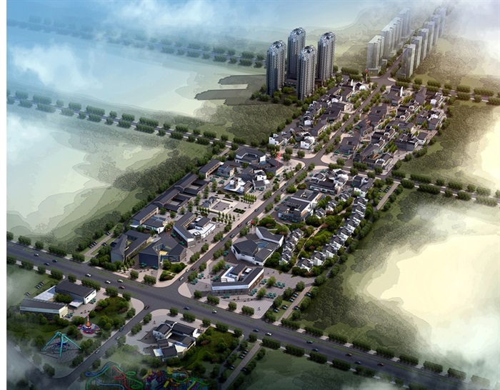 河南省固始县仁里路商业街景观规划设计方案高清文本(5)