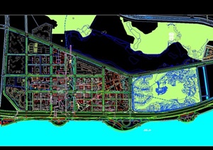 深圳湾超级总部城市规划设计方案SU(草图大师)模型（附ＣＡＤ总平面图 ＰＤＦ文本方案）