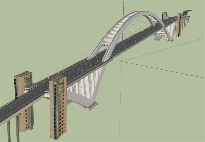 14座园林景观桥方案素材su模型