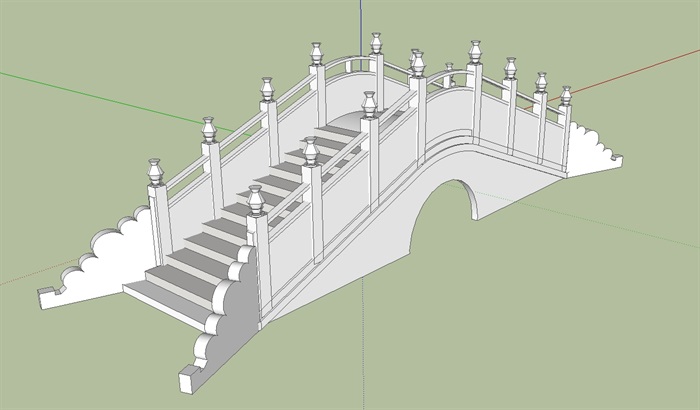 14座园林景观桥方案素材su模型