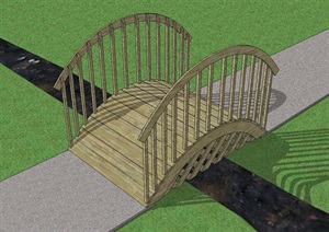 16座园林景观桥方案ＳＵ模型