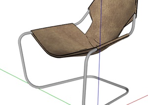 简约风椅子素材设计SU(草图大师)模型
