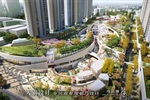 天霸设计推荐绿色理念的购物中心设计效果图欣赏-淮南龙湖路国际购物广场3