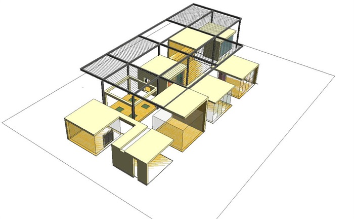 建筑学专业立体构成作业模型(3)