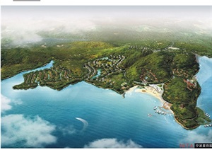 某滨湖国际度假村修建性规划jpg方案