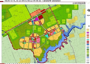 某县烟霞镇总体规划设计jpg方案