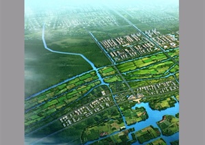 某详细县锦秋片区城市规划设计pdf方案