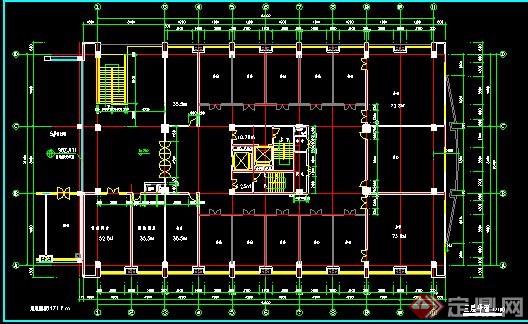 某12层高层办公楼建筑方案图