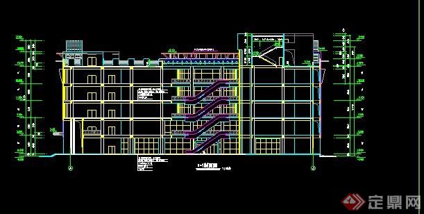 现代多层商场建筑设计全套图