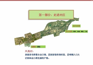 某市即墨县金口镇凤凰村村庄规划设计ppt、pdf方案