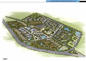 中式泊镇镇区建设概念性规划及建筑设计jpg方案