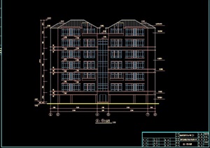 广州冠迪花园几套复式公寓建筑cad扩出图