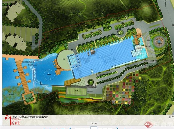 东莞市规划展览館详细设计cad、jpg方案