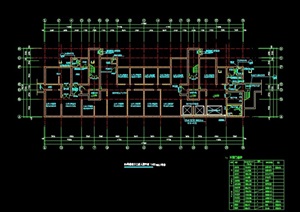 高层住宅地下室疏散设计cad方案图