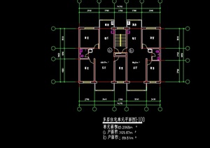 现代多层住宅设计cad方案