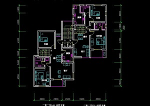 现代32个住宅户型cad平面图