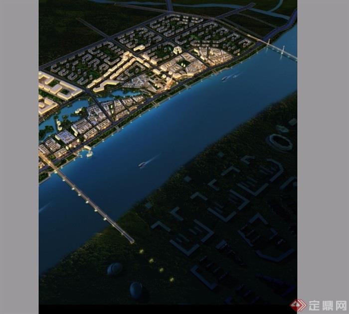 某市湘江生态经济带详规设计pdf方案
