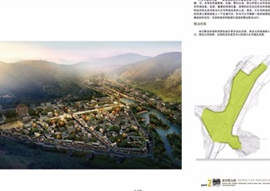 某旅游城镇风貌整治景观规划设计jpg方案