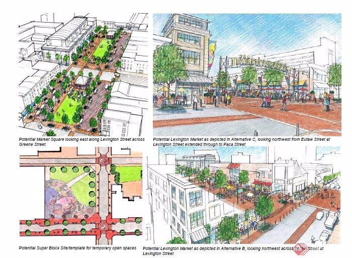 美国马里兰州巴尔的摩公共开放空间规划设计方案