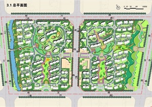 某城市分区地块修建性详细规划设计方案