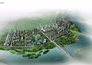 某城市新区滨江片区规划设计方案文本