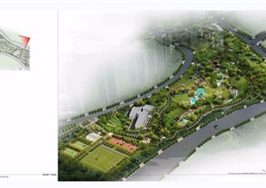 龙湖江与城体育公园景观规划设计jpg方案