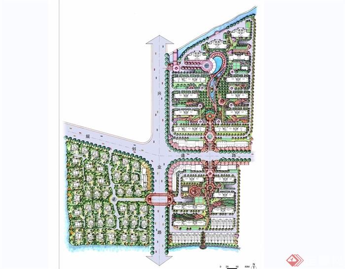 海德名园住宅景观规划设计jpg方案