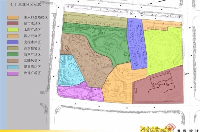 某现代风格购物公园景观规划设计pdf方案