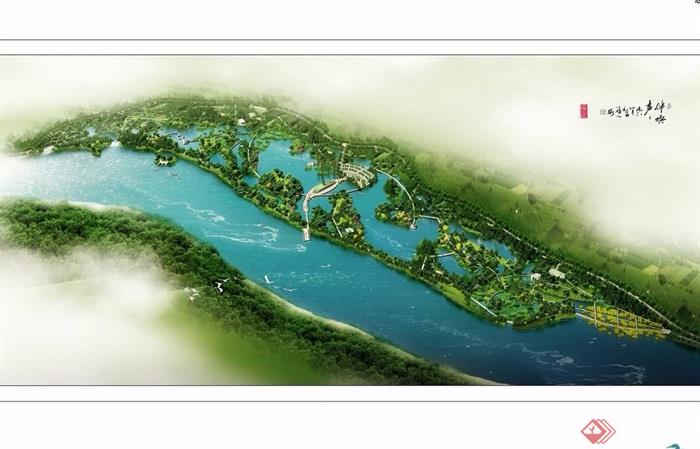 某滩湿地公园规划设计jpg文本原创