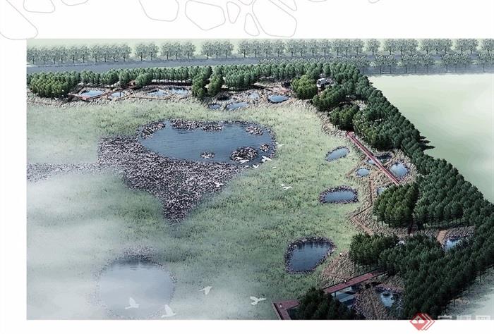 某新区生态湿地公园景观jpg方案