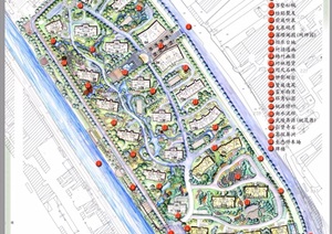 某现代生态社区住宅景观规划pdf方案设计