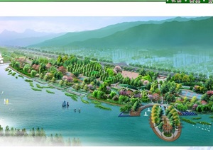 某现代风格滨水生态环境整治工程景观规划设计jpg方案