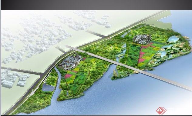 中式生态湿地公园观光农业景观规划设计方案ppt文本