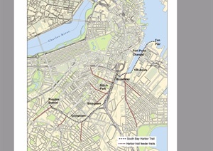 某滨水区港口城市规划pdf方案英文版