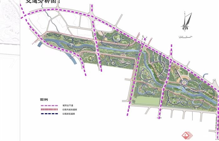 某详细滨河概念性总体规划设计jpg、pdf方案