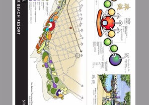 某详细的银滩旅游区景观设计pdf方案
