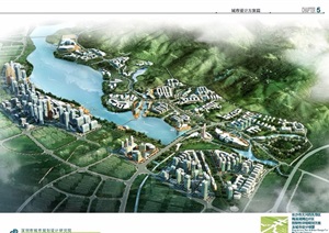 某湖周边地区控制型详细规划与城市设计jpg方案