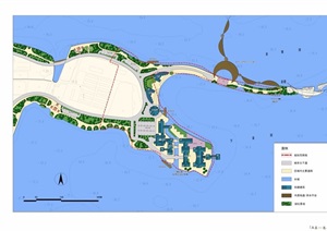环金银湖滨水休闲旅游区规划设计jpg、cad方案