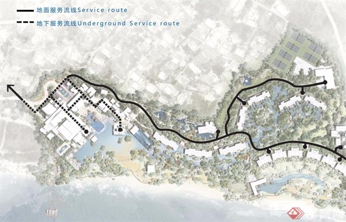 某现代西岛珊瑚村度假村规划设计pdf方案