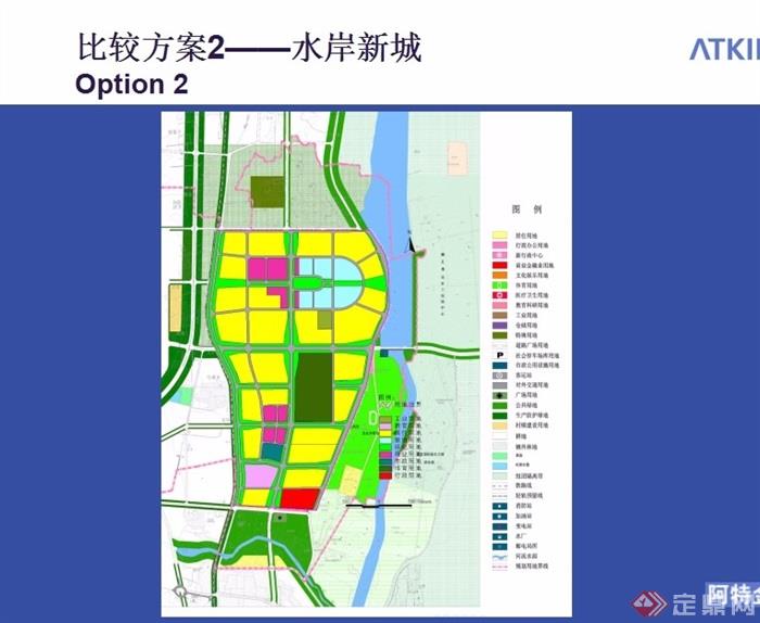 某现代顺义新城规划与城市设计ppt方案