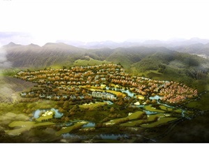 某新的开元温泉度假村概念总体规划jpg方案