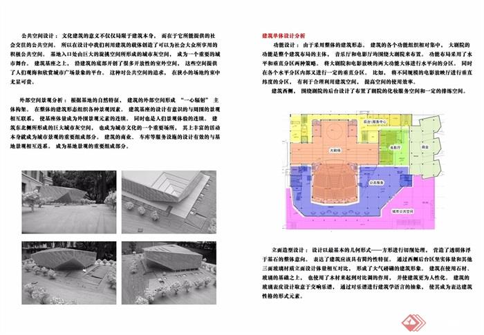 普陀大剧院详细建筑设计jpg、cad方案