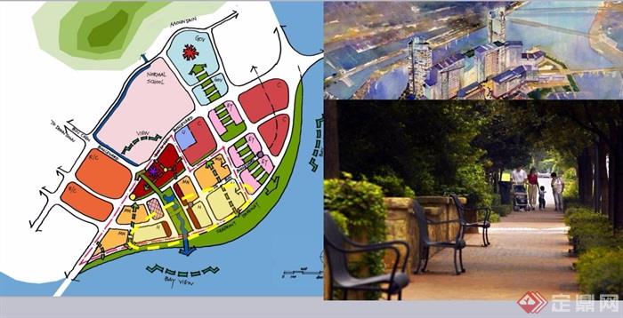 某现代详细滨海新城市设计ppt方案