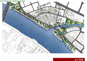 某滨水公园概念规划设计pdf方案