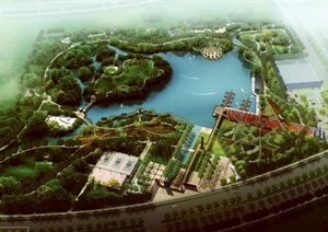 某详细体育休闲公园景观jpg方案设计