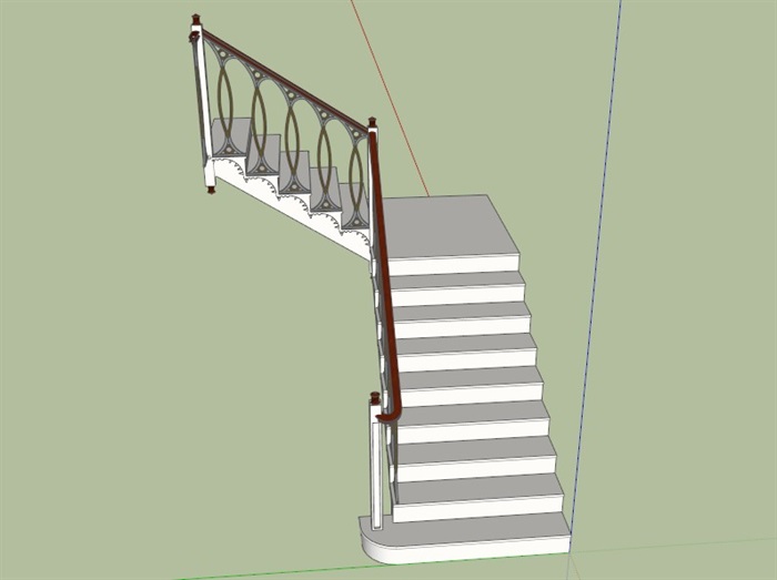 多款楼梯素材su模型