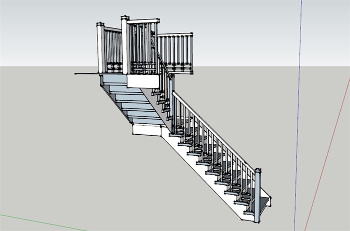 多款楼梯素材su模型